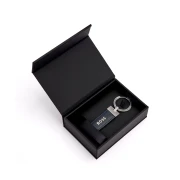 Thumbnail 4 of Hugo Boss Ключодържател Classic Grained, тъмносин