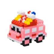 Thumbnail 6 of Deli Конструктор-кола Genius, 400 части, розова