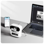 Thumbnail 3 of Принтер Phomemo M220-PL, мини, без мастило, максимална широчина на етикета 75 mm, лилав