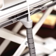 Thumbnail 5 of Работна станция Fellowes Sit Stand, подвижна, бяла