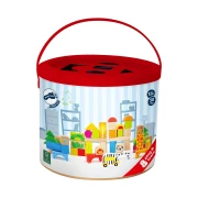 Thumbnail 2 of Small Foot Конструктор Зоопарк, дървен, 50 части