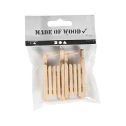 Thumbnail 2 of Creativ Company Шейна за декорация, малка, дървена, 6.5 х 2.5 cm, 2 броя