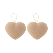 Thumbnail 4 of Craft ID Сърца и звезди за декорация, от папиемаше, 4 броя