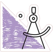 Thumbnail 1 of STEM Стикер, Математика и информатика - Математика, комплект D7, 50 cm, стикер 1