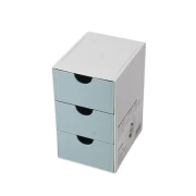 Thumbnail 1 of Sworld Органайзер за бюро, с 3 чекмеджета, син