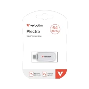 Thumbnail 4 of USB флаш памет Verbatim Plectra, 64 GB, USB Type-C 3.2, бяла