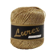 Thumbnail 2 of Creativ Company Вълна, от полиестер, златиста, 25 g