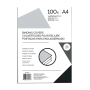 Thumbnail 1 of Fellowes Корици за подвързване, картонени, А4 250 g/m2, черни, 100 броя