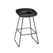 Thumbnail 2 of Бар стол RFG Simon Black, до 120 kg, с черна основа