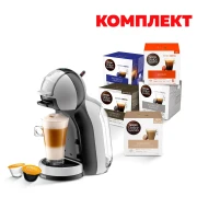 Thumbnail 1 of Кафе машина Krups Mini Me KP123B10, автоматична, 1500 W, сива, в комплект с Nescaf? Dolce Gusto Кафе капсули, 80 броя
