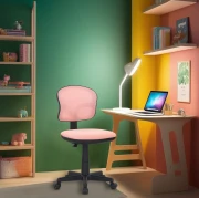 Thumbnail 6 of Детски стол RFG Honey Black, меш, до 100 kg, розов