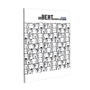 Thumbnail 5 of Gipta Тетрадка Beat, А4, бяла хартия, малки квадратчета, PP корица, 40 листа