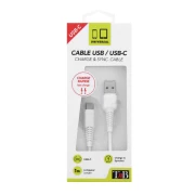 Thumbnail 3 of Кабел TNB USB type C/USB A, 1 m, USB-C, бял