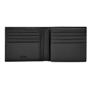 Thumbnail 4 of Hugo Boss Портфейл за карти Saffiano Double B, с капак, черен