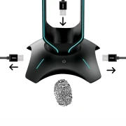 Thumbnail 6 of USB Хъб и стойка за слушалки Yenkee 3003 Tower Gaming