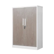 Thumbnail 3 of Шкаф RFG, метален, два рафта, 900 х 400 х 1300 mm, кехлибарен дъб и бяло