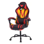 Thumbnail 3 of Геймърски стол RFG Max Game, екокожа, Multi-function механизъм, метална основа, до 150 kg, черно-жълт, сглобена мостра