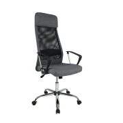 Thumbnail 2 of Директорски стол Roby, дамаска и меш, Tilt механизъм, до 130 kg, сив