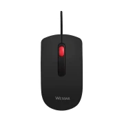 Thumbnail 2 of Мишка Wesdar X18, оптична, с кабел, 3 бутона, черна