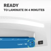 Thumbnail 5 of Ламинатор Fellowes Lunar+, A4, за фолио до 125 микрона, син