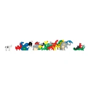 Thumbnail 2 of Small Foot Пъзел Животни, с букви и цифри, дървен, 26 части