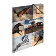 Thumbnail 2 of Herma Папка Animals, картонена, с ластик, A4, коне