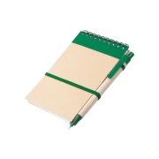 Thumbnail 1 of Office 1 Комплект Atina, тефтер със спирала и химикалка, А6, зелени