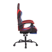 Thumbnail 10 of Геймърски стол RFG Max Game, екокожа, Multi-function механизъм, метална основа, до 150 kg, черно-червен