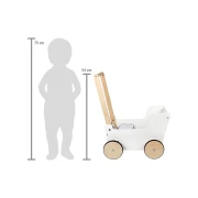 Thumbnail 5 of Small Foot Количка за кукли, дървена, 46 х 33 х 54 cm