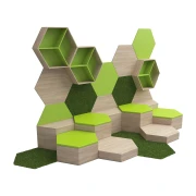 Thumbnail 3 of Модул за стена RFG Hexagon 08, 1000 х 433 х 18 mm