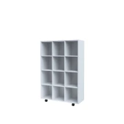Thumbnail 1 of Шкаф RFG, с 12 клетки, с колелца, 1040 х 400 х 1500 mm, ПДЧ, бял
