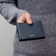 Thumbnail 7 of Hugo Boss Портфейл Classic Grained, с отделение за монети, тъмносин