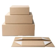 Thumbnail 3 of Office 1 Кутия Natural, с магнитно затваряне, сгъваема, 20 х 18 х 8 cm, кафява