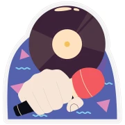 Thumbnail 1 of STEM Стикер, Зала за дигитални изкуства, комплект B8, 50 cm, стикер 1