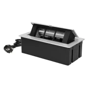 Thumbnail 3 of Мебелна кутия Orno, за вграждане, 3хM45, сива