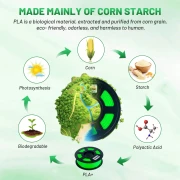Thumbnail 3 of Филамент за 3D принтер, PLA+, 1.75 mm, 1 kg, розов