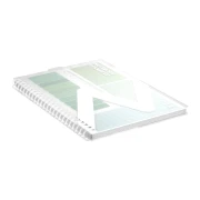 Thumbnail 2 of Art Pioneer Пад, A5, широки редове, със спирала, 80 листа, зелен