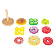 Thumbnail 3 of Small Foot Бургер, дървен, 10 части