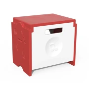 Thumbnail 3 of Табуретка RFG Funny, за съхранение, пластмасова, 300 х 400 х 370 mm, червена