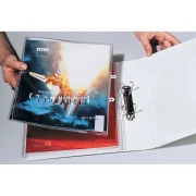 Thumbnail 5 of Durable Папка Clear View, PP, с джоб на корицата и перфорация