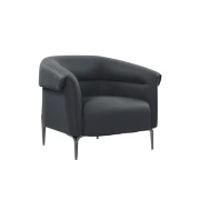 Thumbnail 6 of Фотьойл RFG Megan, екокожа, метална основа, черен