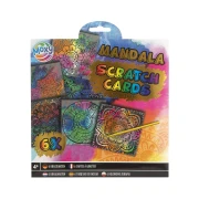 Thumbnail 2 of Moxy Карти за издраскване Мандала, 6 броя