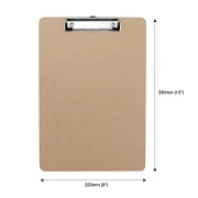 Thumbnail 4 of Rapesco Клипборд, усилен, A4, ПДЧ, кафяв