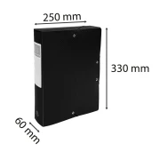 Thumbnail 4 of Exacompta Бокс с ластик, A4, PP, 6 cm, черен