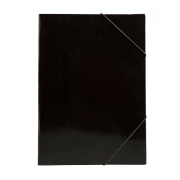 Thumbnail 1 of Папка, картонена, с ластик, UV лак, 235 х 325 mm, 350 g/m2, черна