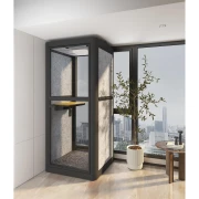 Thumbnail 4 of Шумоизолираща акустична кабина Flexi101, 1020 х 1020 х 2260 mm, сива