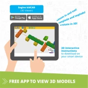 Thumbnail 2 of Engino Конструктор Qboidz - Aлигатор, 5 в 1