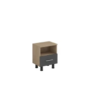 Thumbnail 1 of Шкаф RFG, с чекмедже и ниша, 420 х 300 х 500 mm, ЛПДЧ, дъб сонома и графит