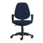 Thumbnail 5 of Ергономичен стол RFG Presto Black, текстил, до 130 kg, син