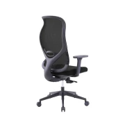 Thumbnail 3 of Ергономичен стол RFG STAR HB, дамаска и меш, Synchronous механизъм, до 150 kg, черна седалка, сива облегалка